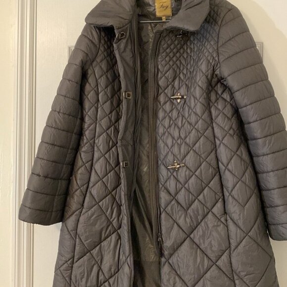 Fay | Puffer Knee Length Parka | Dark Gray | XXL - Picture 6 of 8